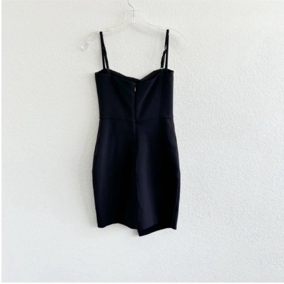 Nookie Billie Asymmetrical Mini Dress Black NWT - Picture 4 of 9
